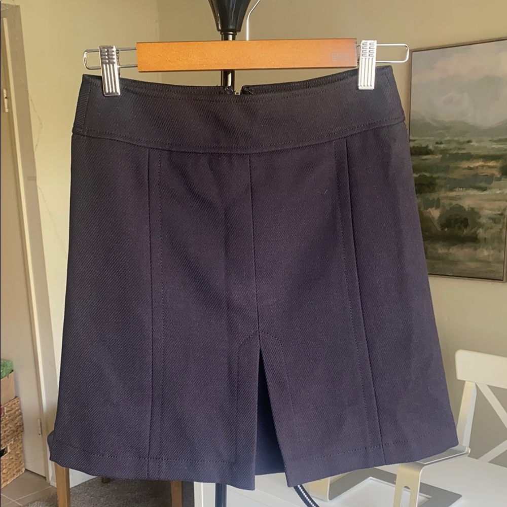 LOFT Dark Blue Mini Skirt